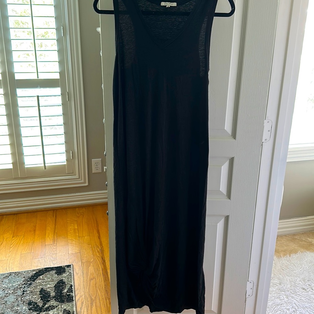Z Supply Black Maxi Dress, Size Medium